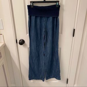 ANTHROPOLOGIE wide leg jeans